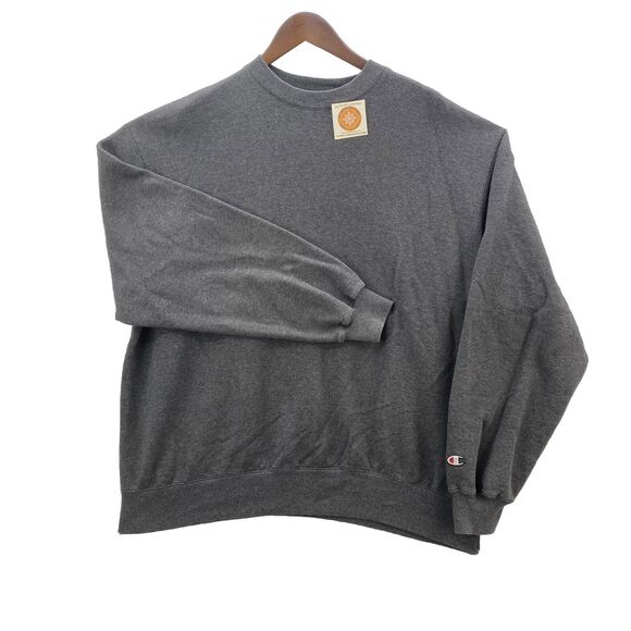 Champion Sweatshirt Men's XL Gray ECO Crewneck Pullover Long Sleeve Logo - Picture 1 of 13